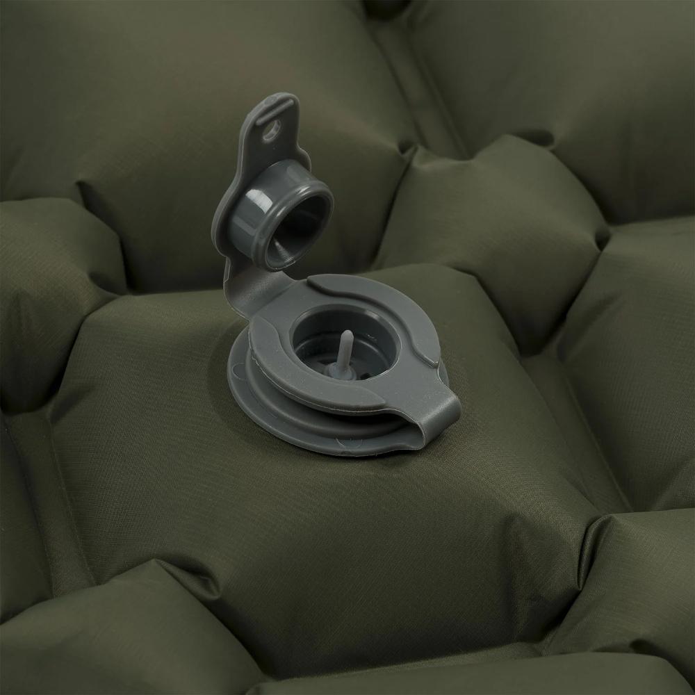 Highlander NAP-PAK XL lichtgewicht opblaasbaar luchtbed met een compact ontwerp voor comfortabel kamperen