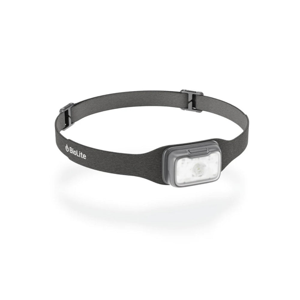 BioLite hoofdlamp 400 lumen ultralicht, snel USB-C laden - Outdoor Food