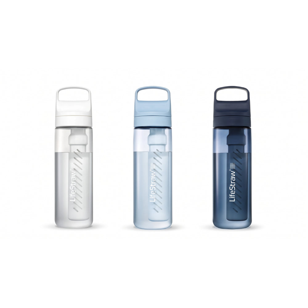 LifeStraw Go 2.0 herbruikbare waterflessen van 650ml in een 3-pack, voorzien van een ingebouwd waterfilter en drinktuit 2