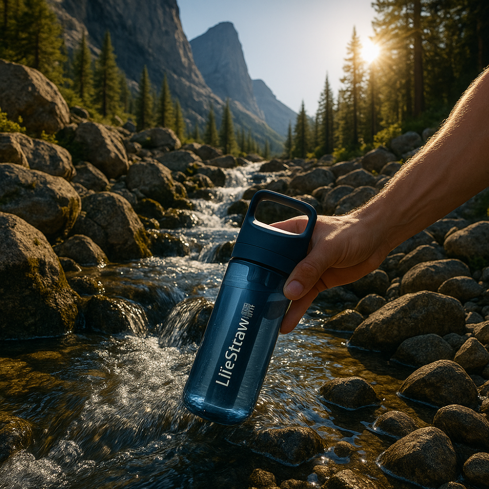 Lifestraw Go 2.0 - Waterfles met filter - 650ml - Aegean Sea Blue