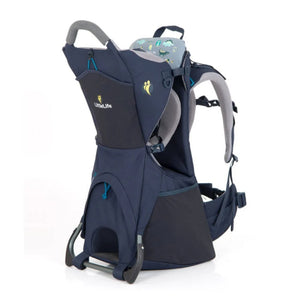 LittleLife Adventurer S3 Child Carrier Navy comfortabele kinderdrager in donkerblauw met verstelbaar harnas en lichte aluminium rugsteun