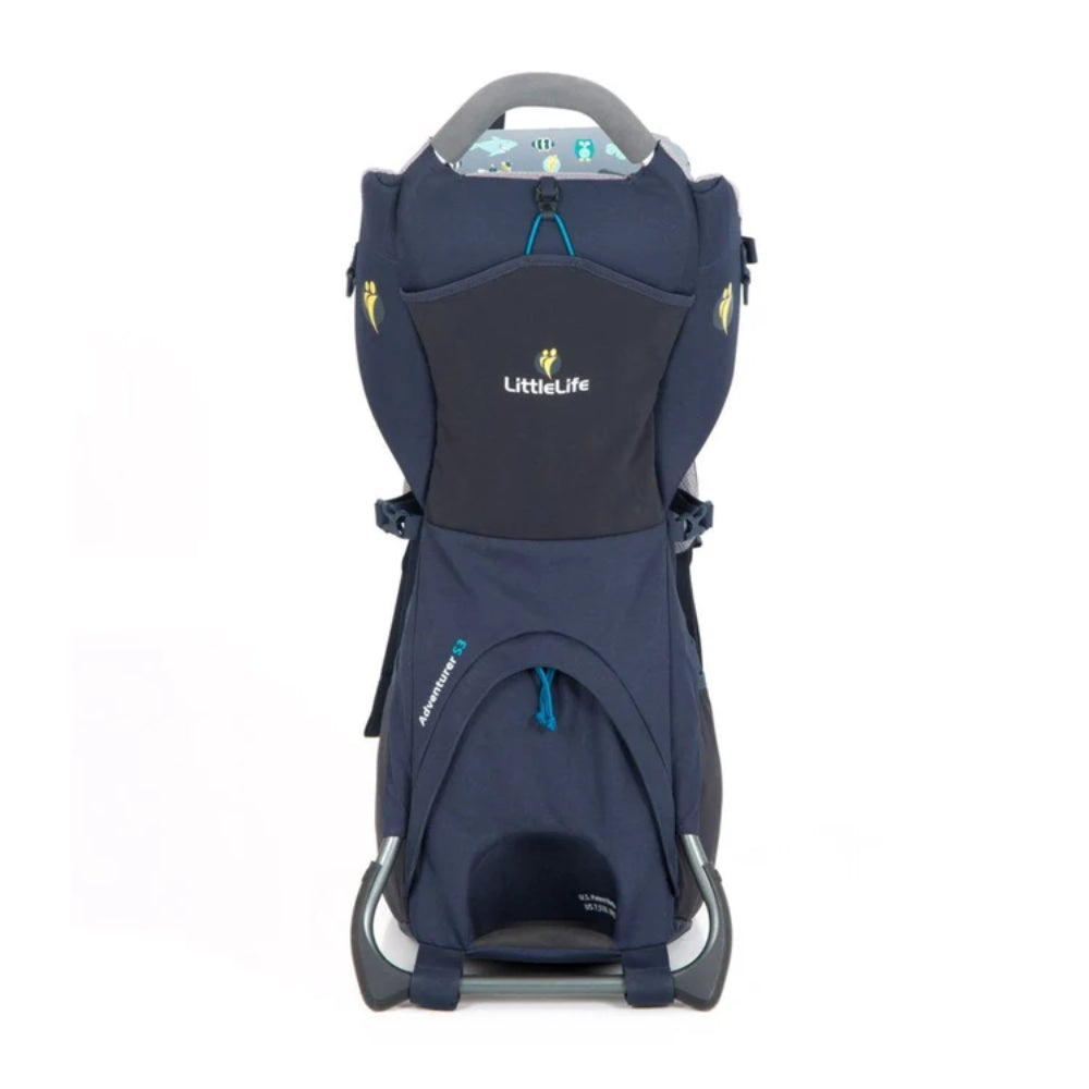 LittleLife Adventurer S3 Child Carrier Navy comfortabele kinderdrager in donkerblauw met verstelbaar harnas en lichte aluminium rugsteun 3