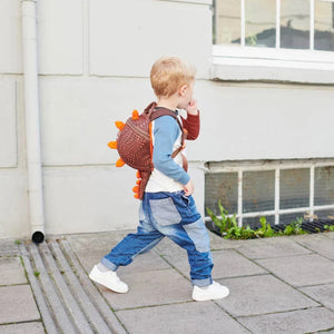 LittleLife Animal Toddler Backpack dinosaurus kinderrugzak in groen met veiligheidstuigje en handige ritssluiting 5
