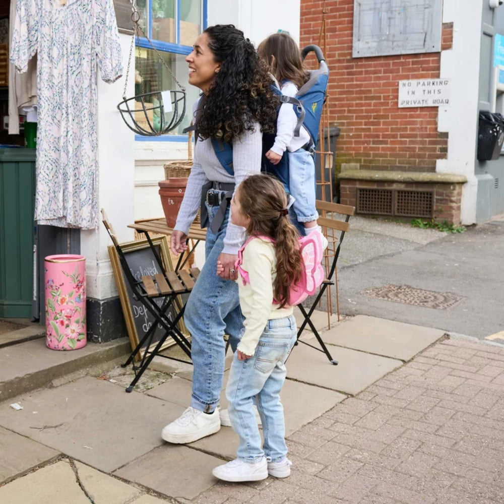 Little Life Ranger S3 Child Carrier kinderdrager in het blauw met een comfortabel draagsysteem en verstelbaar kinderzitje 6
