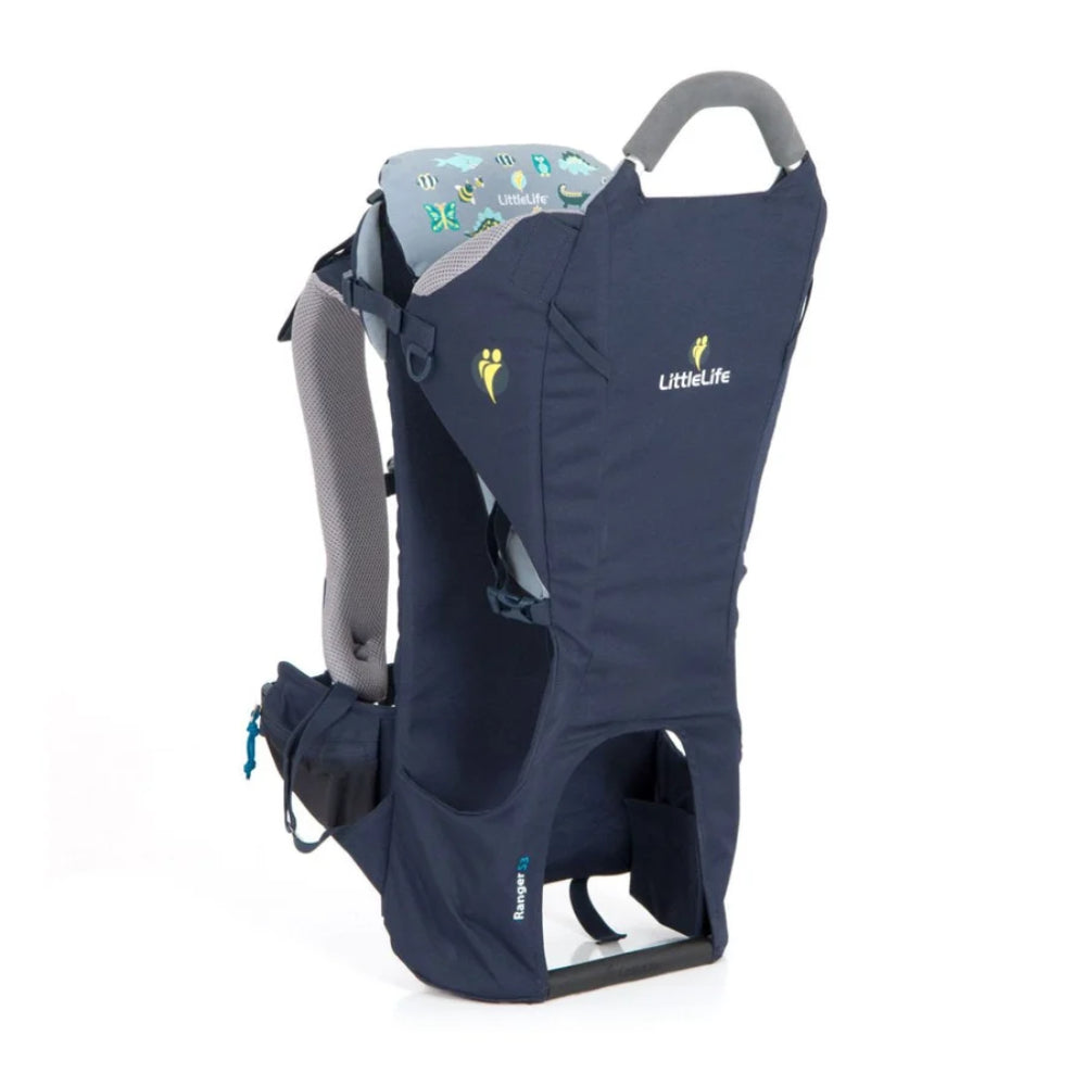 Little Life Ranger S3 Child Carrier kinderdrager in de kleur navy met een comfortabel draagsysteem en verstelbaar kinderzitje