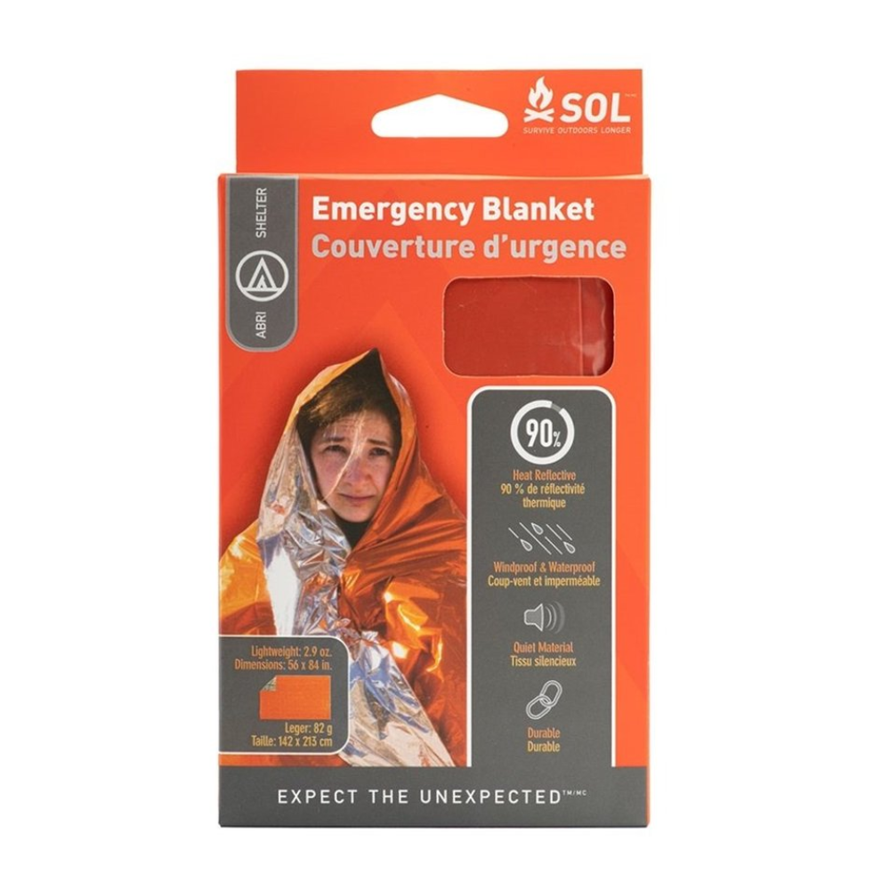 SOL - SOL Emergency Blanket • Essentiële Nooddeken voor Outdoor
