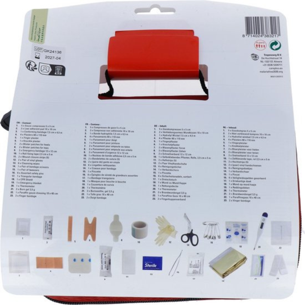 Care Plus • First Aid Kit Emergency** • Complete EHBO-set - Outdoor Food