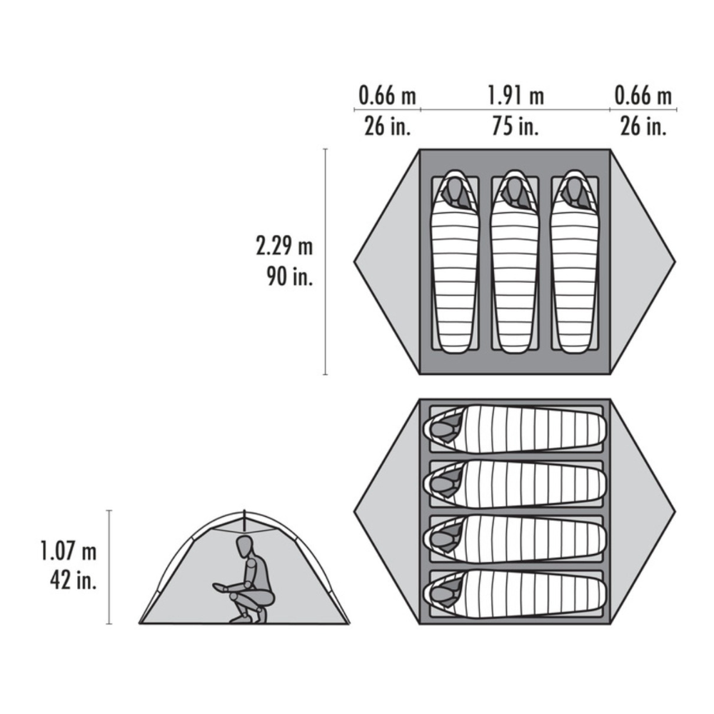 MSR - MSR Hubba Hubba HD 3P