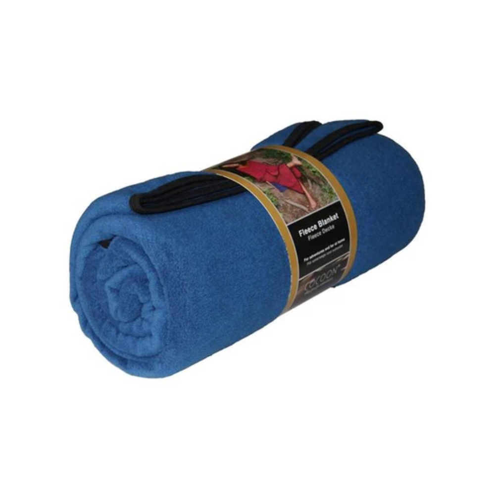 Cocoon Fleece Blanket – Compact en Lichtgewicht Fleece Deken - Blue Pacific