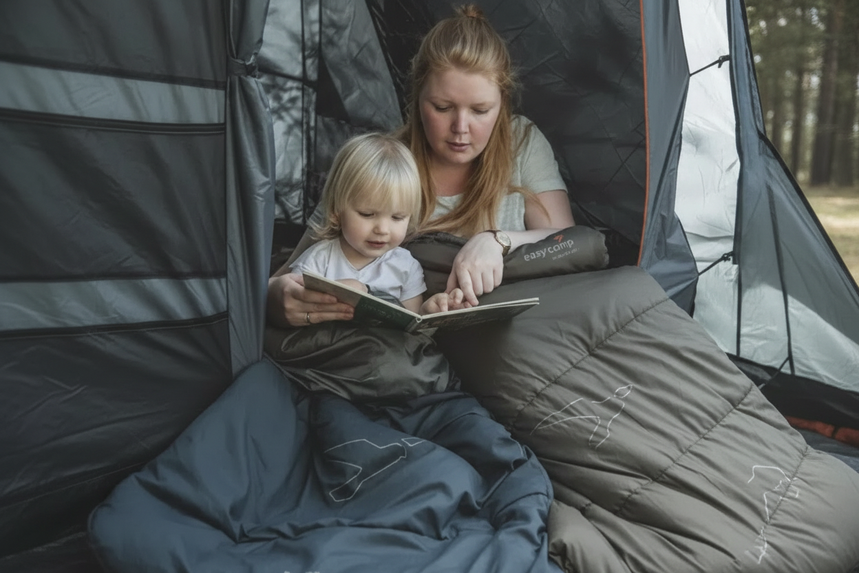 Easy Camp Sleeping Bag Raven Square Double 5°C afbeelding 4