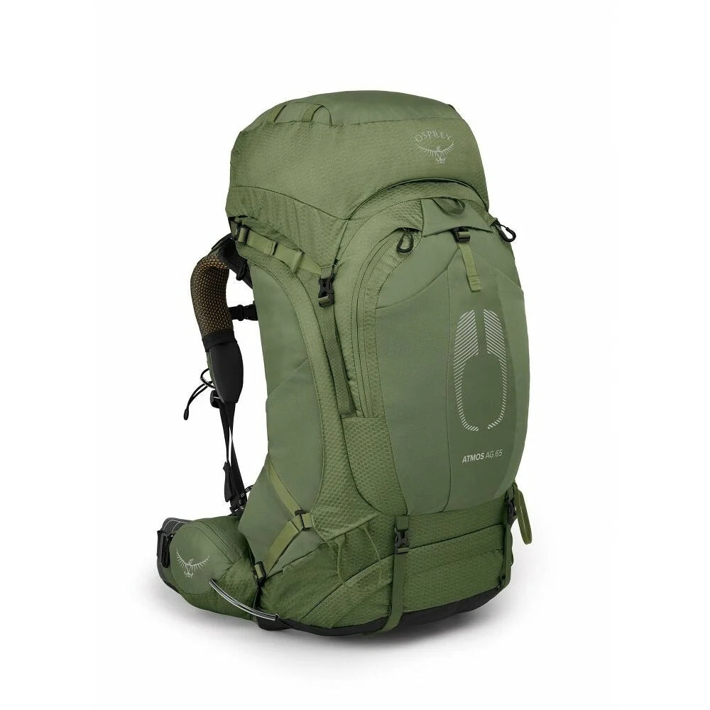 Osprey Atmos AG 65 trekkingrugzak in maat S/M met geventileerd Anti-Gravity rugpand, heupband en compressiebanden