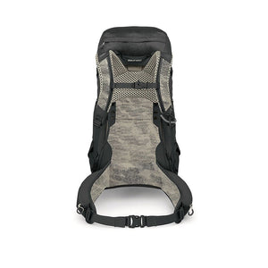 Osprey Stratos 34 Raven Black OS ademende zwarte heren wandelrugzak van 34 liter met AirSpeed rugpand