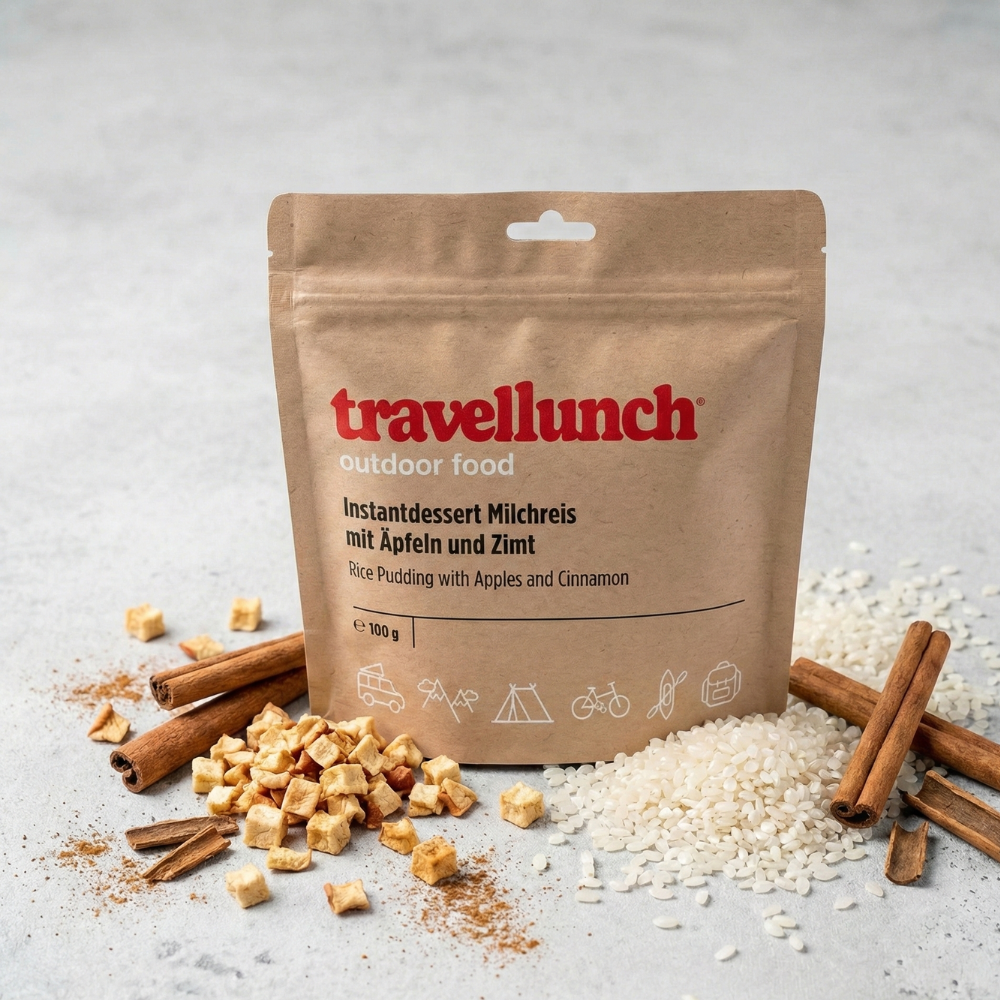 Travellunch • Rijstpudding Appel Kaneel • Gevriesdroogd