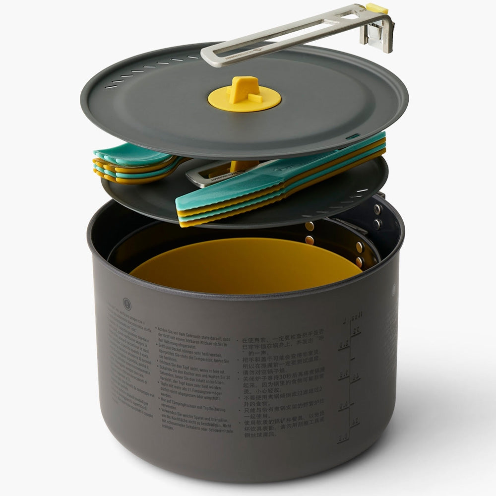 Sea to Summit | 2-pot Cook Set | Frontier | 4 pers | 14 delig |