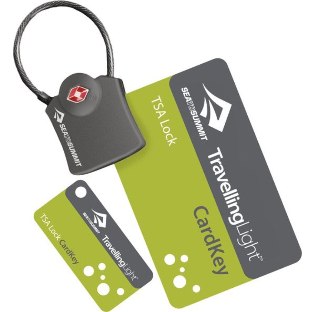 Sea to Summit TSA Travel Lock Cardkey Koffersloten - Cijferslot - Reisslot - 36g
