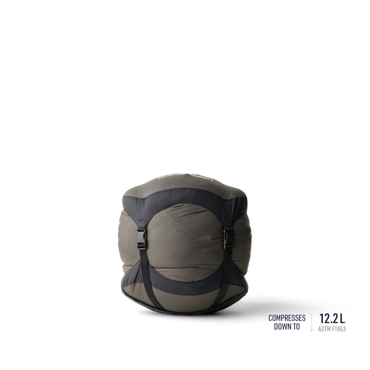 Sea to Summit Trek Down -9C donzen slaapzak compact samengeperst in de compressiezak