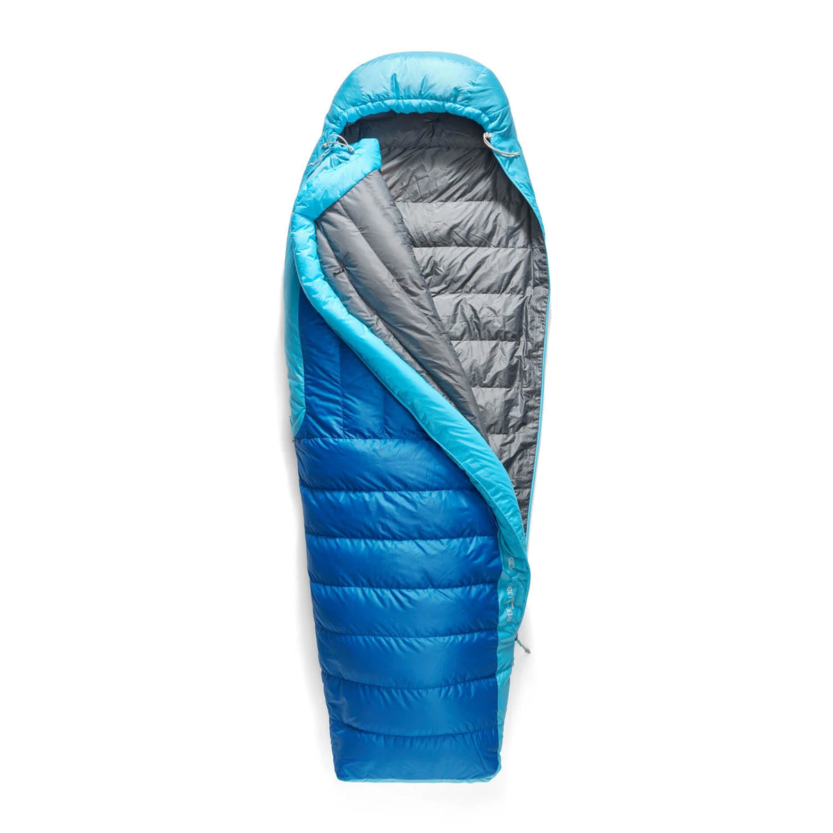 Sea to Summit Trek Down Sleeping Bag -1 Long ruime rechthoekige dons slaapzak in blauw met 650+ fillpower eendendons