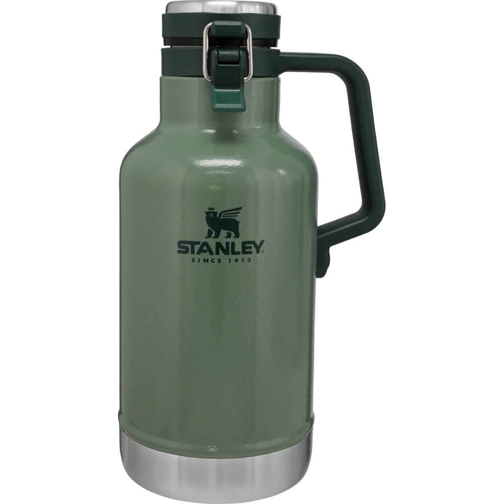 Stanley Classic Vacuum Growler 1,9L groene roestvrijstalen bierkan met stevig handvat en schroefdop