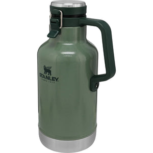 Stanley Classic Vacuum Growler 1,9L groene roestvrijstalen bierkan met stevig handvat en schroefdop
