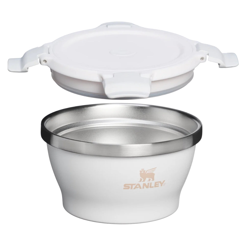 Stanley Fresh-To-Table Bowl 0,65L lichtblauwe roestvrijstalen lunchkom met leksch D-deksel