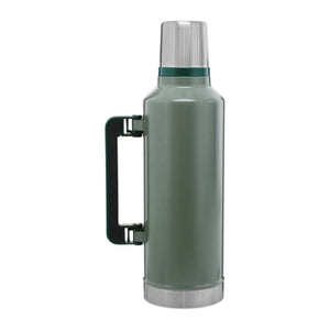 Stanley Legendary Vacuum Bottle thermosfles in Hammertone Green met een grote inhoud van 2,3 liter achterkant