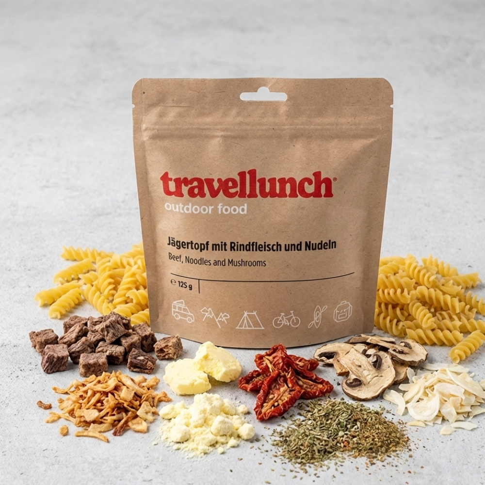 Travellunch • Jachtstoofpot Rund • Trekking Maaltijd