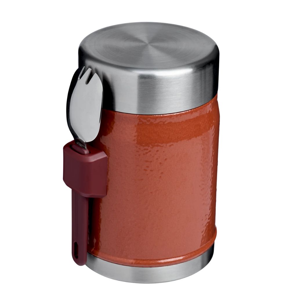 Stanley | Food Jar + Spork | 0.4L | Hammertone Clay