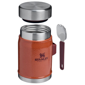 Stanley Food Jar + Spork 0.4L - Hammertone Clay