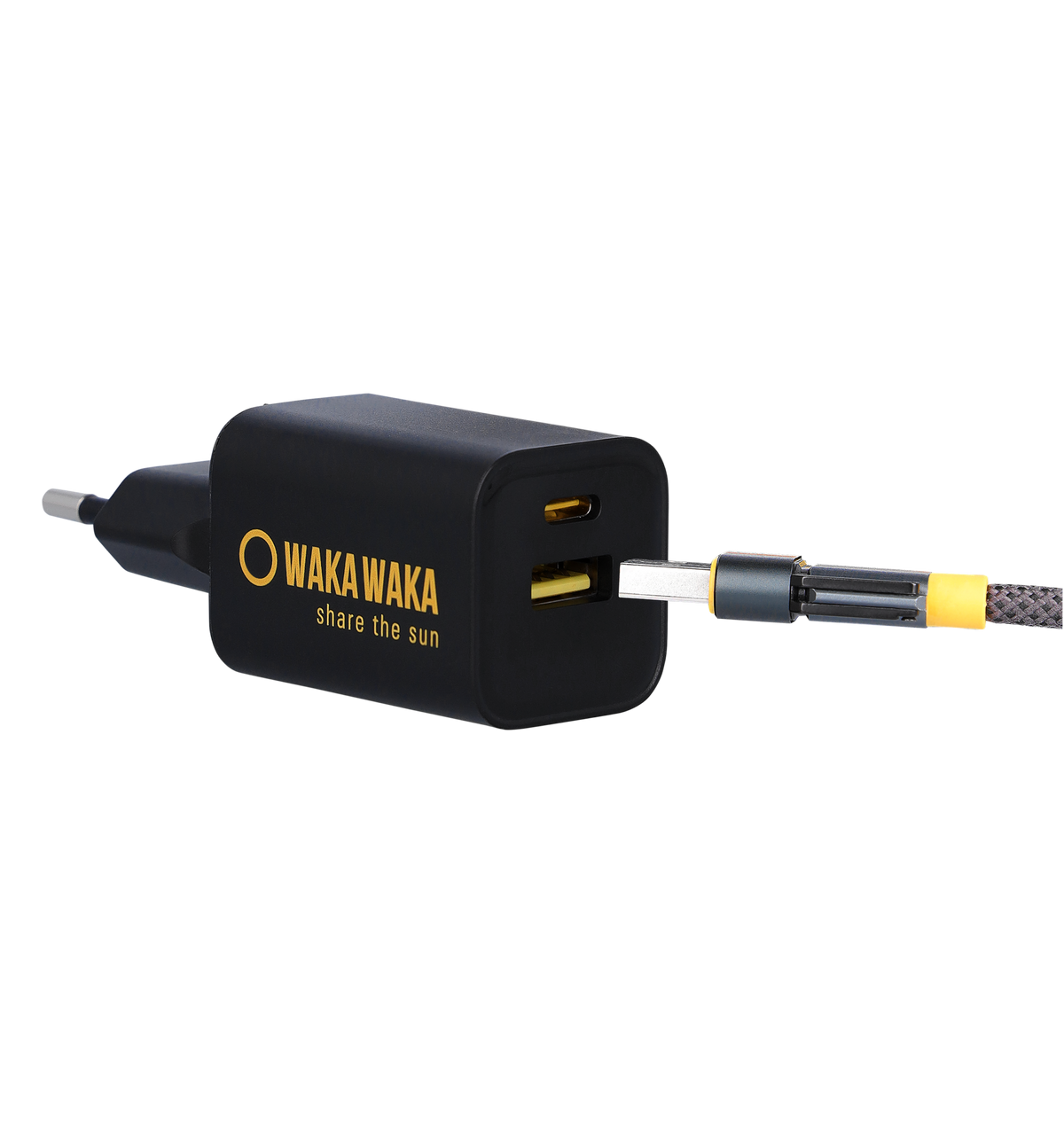 WakaWaka Compact Charger 65W lichtgewicht snellader met USB-poorten voor het snel opladen van mobiele apparaten 4