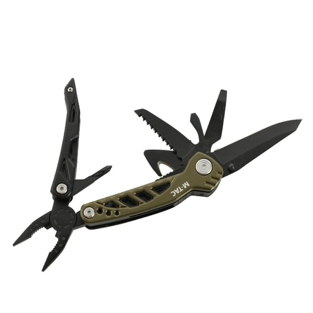 Black Fox Resilience roestvrijstalen multitool met een complete combinatietang en diverse handige gereedschappen