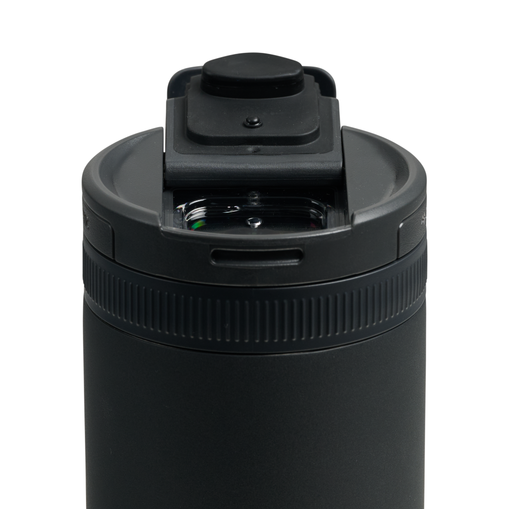Dometic Tumbler 650ml zwarte beker met ingezoomde open drinkdop