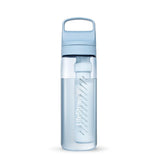 LifeStraw Go 2.0 kunststof waterfles 650ml in het heldere lichtblauwe Icelandic Blue.