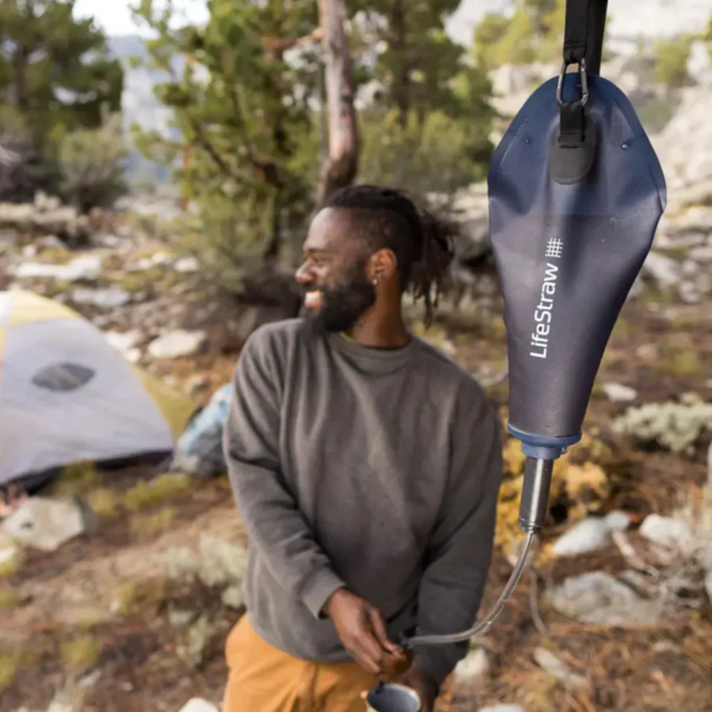 LifeStraw Peak Gravity Water Filter Compact 3L | Dark Gray