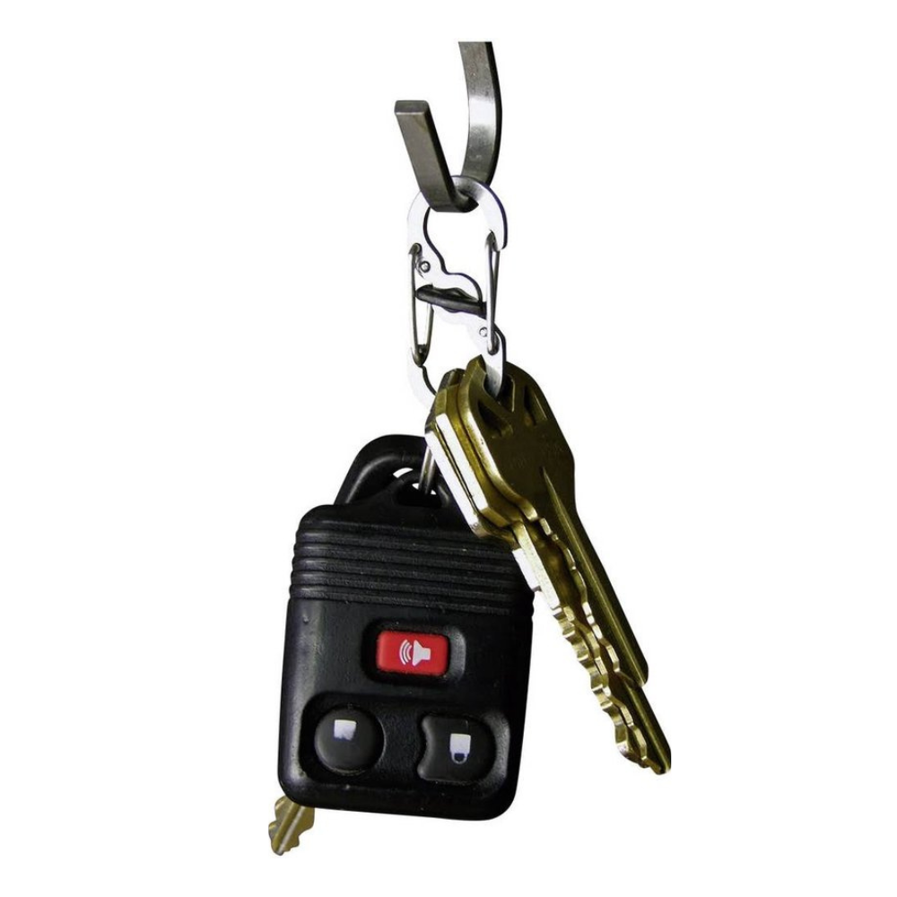 Nite Ize S-biner Karabijnhaak Microlock 2-pack zwart