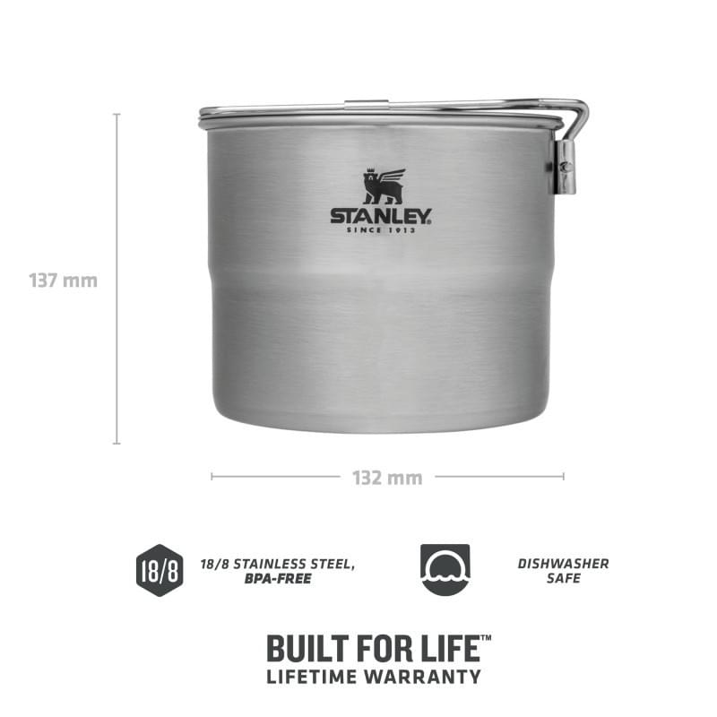 Stanley | Kampeer Kookpan | Stainless Steel Cook Set
